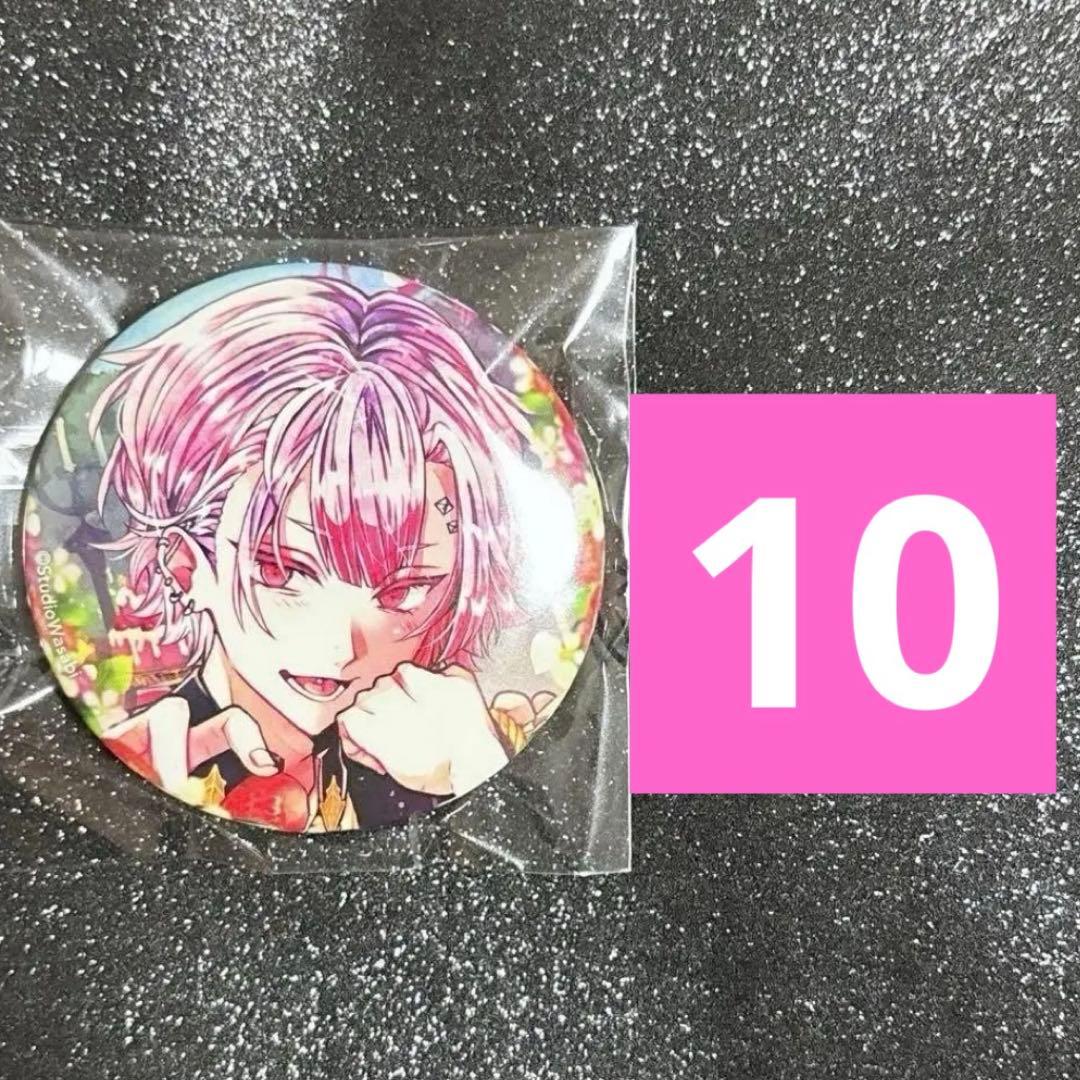 あくねこ　悪魔執事と黒い猫　アモン　いちご　strawberry 缶バッジ　苺 悪魔執事と黒い猫展 グッズ情報】 □アクリルバッジコレクションA／B