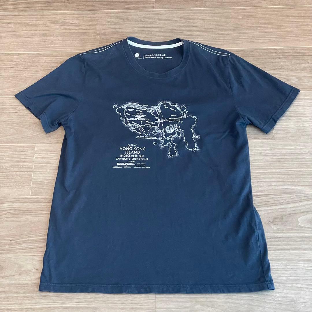 香港　イギリス軍地図　Tシャツ Amazon | イギリス国旗の地図 Tシャツ | Tシャツ・カットソー 通販