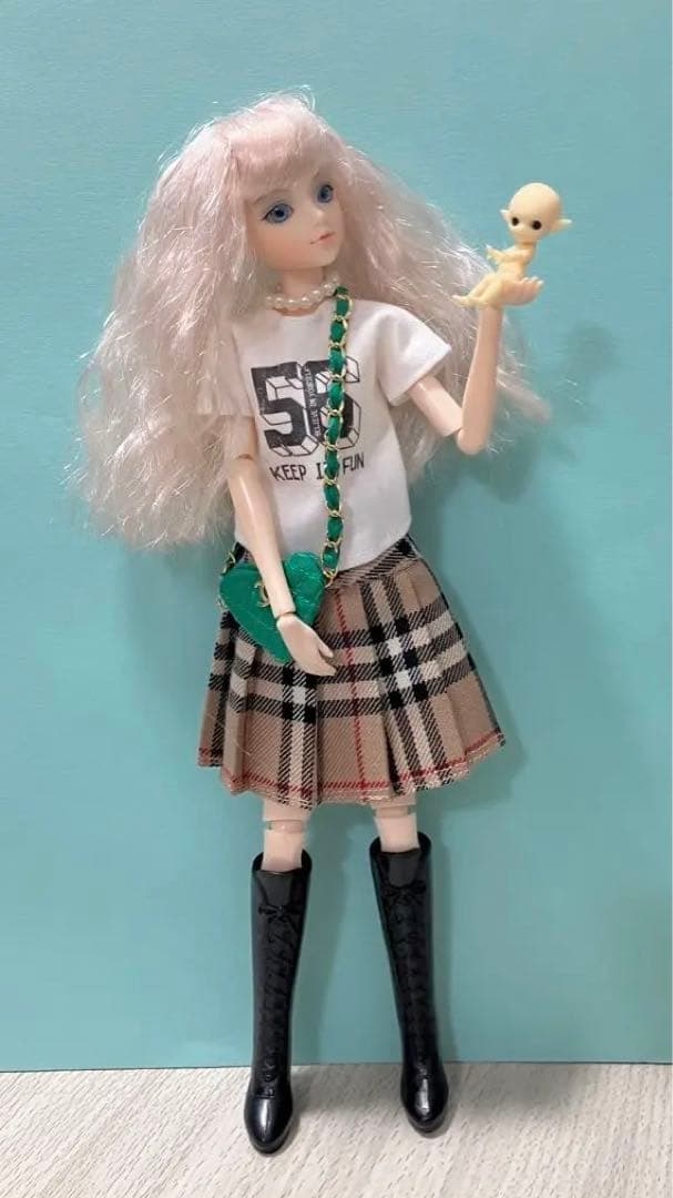 ★ハンドメイド★ ミニチュア ハート ポシェット ショルダーバッグ グリーン イルミナハート ショルダー グリーン ショルダーバッグ 子供