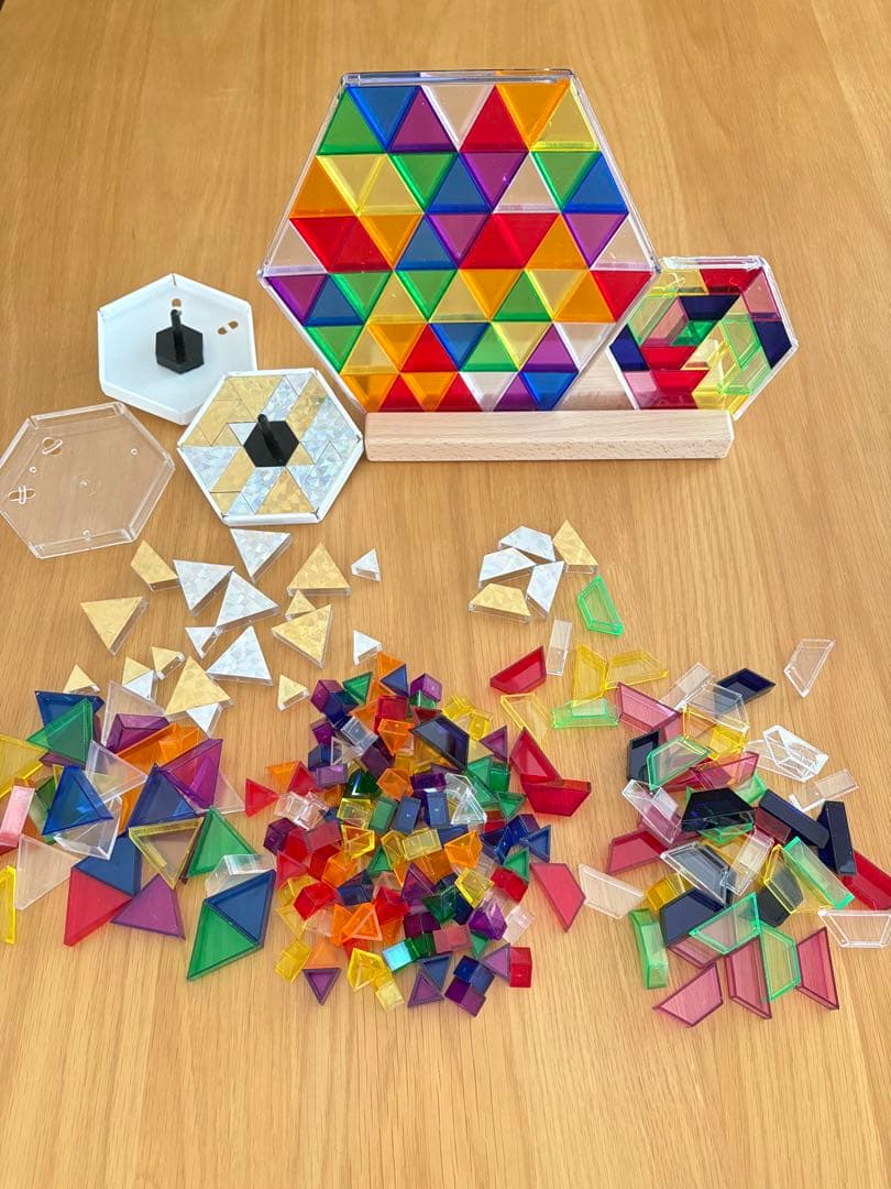 Dusyma デュシマ　プリズモこまセット デュシマ プリズモ コマセット DUSYMA 幾何学模様作り パターン遊び