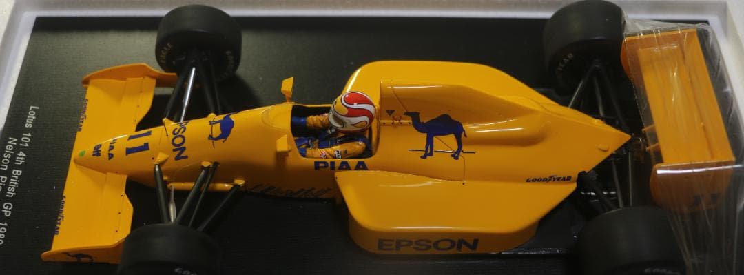 スパーク製　ロータス・ジャッド１０１　1／１８　１９８９イギリスGP　Ｎピケ仕様 絶版 1/43 スパーク ロータス ジャッド 日本GP4位 1989 N.ピケ - メルカリ