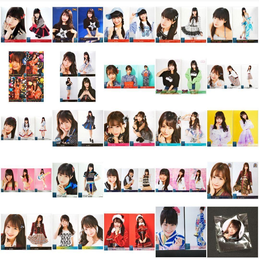 NMB48 清水里香 生写真 グッズセット 直筆サイン付