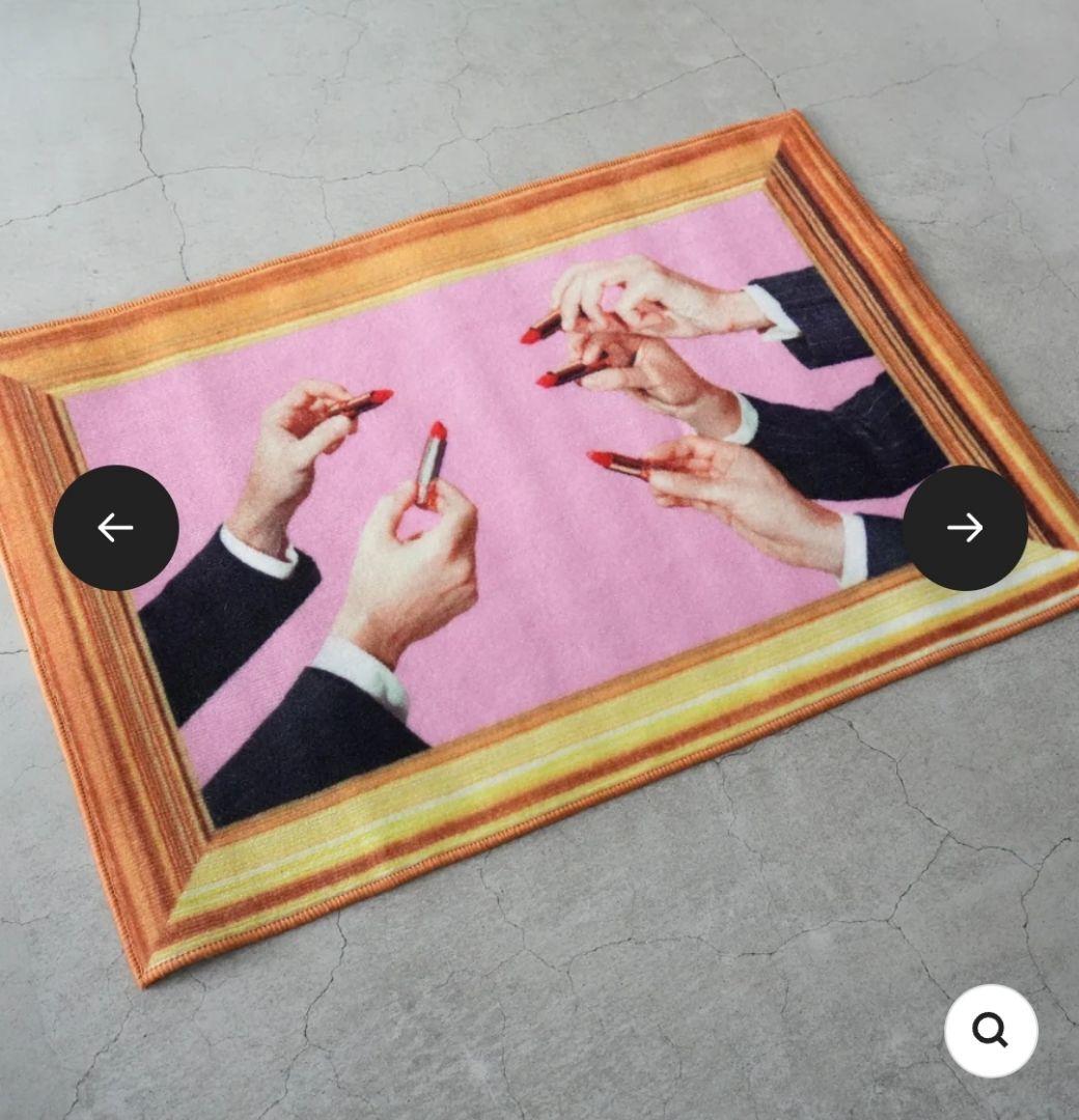 seletti グラフィックマット Seletti グラフィック マット 60x90cm | レッド | FARFETCH JP