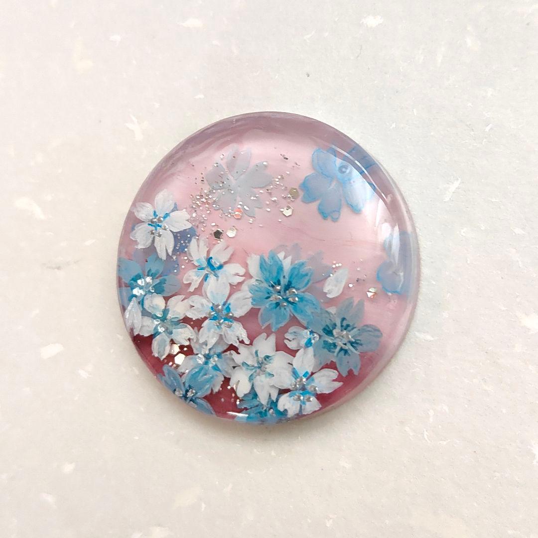 1002】ハンドメイド レジン ヘアゴム ポニーフック - メルカリ