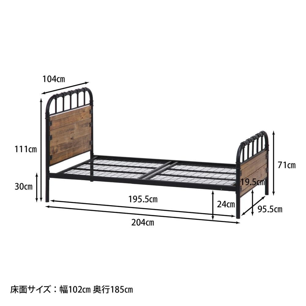 《新品・送料無料》ベッド　ウィレット　ＭＬ－０９－Ｐ　Ｓ
