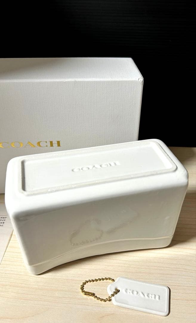 COACH コーチ 九谷焼・金沢箔 Tabbyケース 花瓶 ペン立て 陶器 - メルカリ