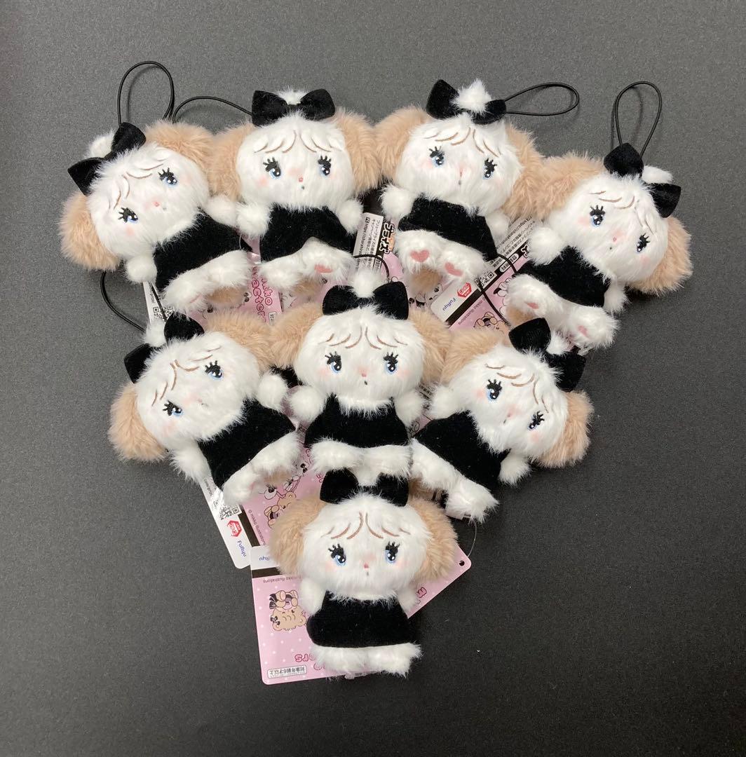 mikko characters ブラックリボン マスコット スフレ ×8 mikko characters プライズ BLACK RIBBON マスコット スフレ｜Yahoo