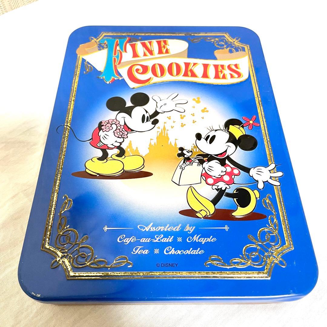 東京ディズニーランド ファインクッキー ミッキー ミニー 缶 カンカン