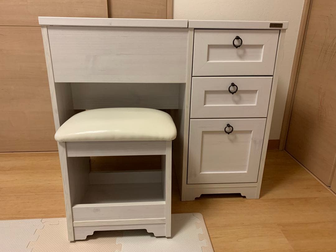 ニトリ　佐藤産業　ドレッサー　美品☆ ※椅子は別売り 姿見ドレッサー(DR-012 MBR) | ニトリネット【公式】 家具・インテリア通販