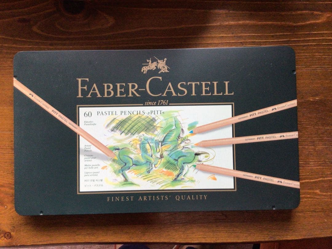 FABERCASTELL パステルペンシル ピット60色 PITTパステル鉛筆 60色(缶入)