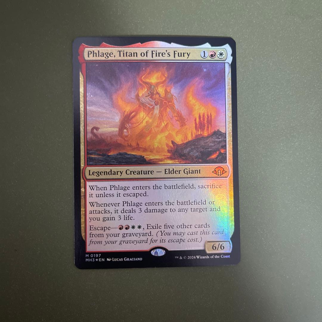 MTG 火の怒りのタイタン、フレージ foil 英語 FOIL)火の怒りのタイタン、フレージ/Phlage, Titan of Fire's Fury