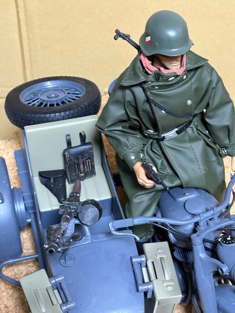 21st century toys 1/6 ドイツ軍 サイドカー 兵士付き - メルカリ