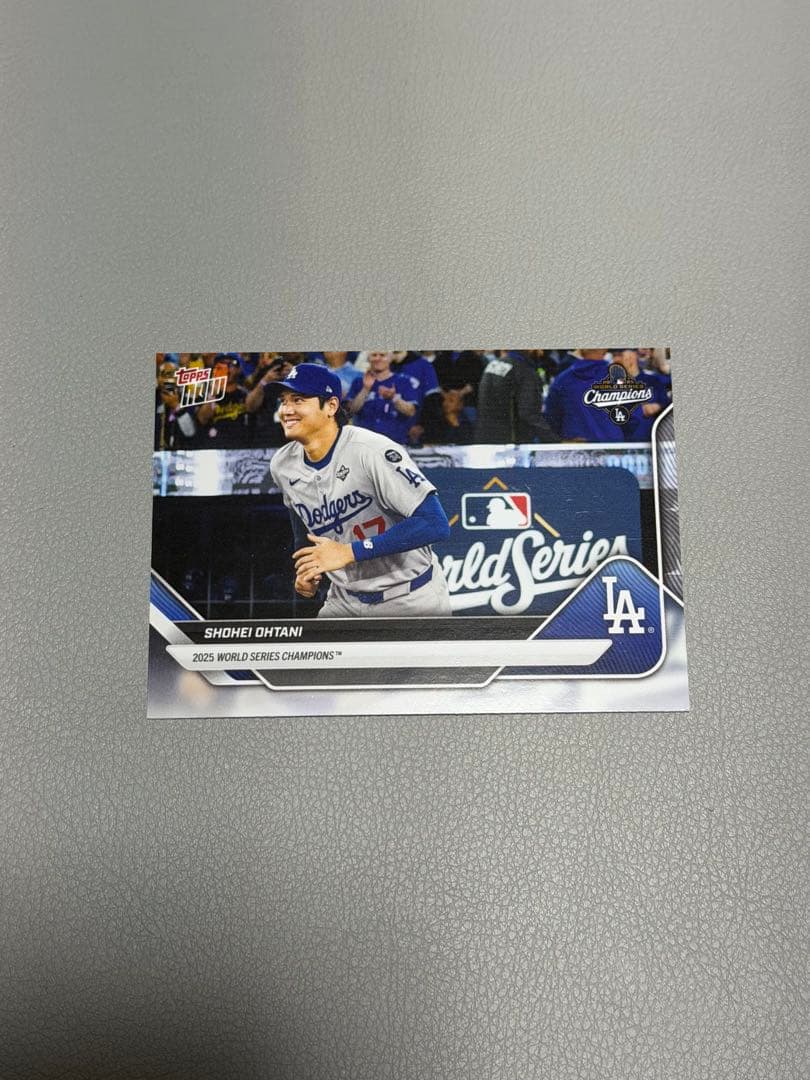 大谷翔平 2025WS SP ドジャース優勝記念 topps now - メルカリ
