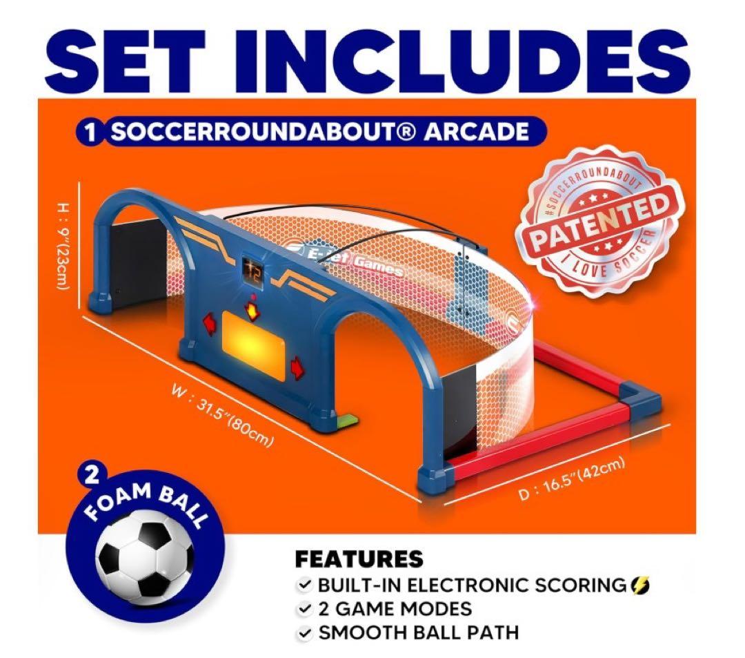 サッカーラウンドアバウトアーケードセット - メルカリ