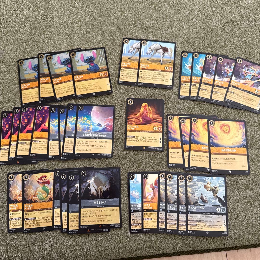 ロルカナ アンバースティール デッキパーツ　ラプンツェル　でっかい妖精 ディズニー・ロルカナ・TCG 日本語版 構築済みデッキ THE FIRST