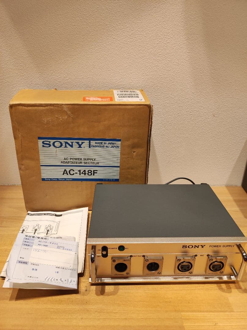箱付き美品 SONY AC-148F 48V ファンタム電源 Yahoo!オークション -「ac-148f」の落札相場・落札価格