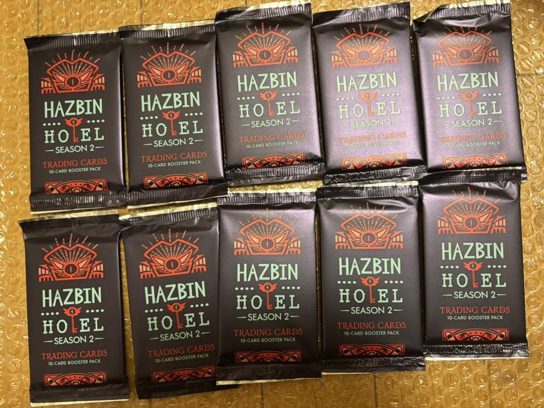 hazbin hotel ハズビンホテル カード シーズン2 10パック Hazbin Hotel Season Two Trading Cards 1st Edition Booster Pack