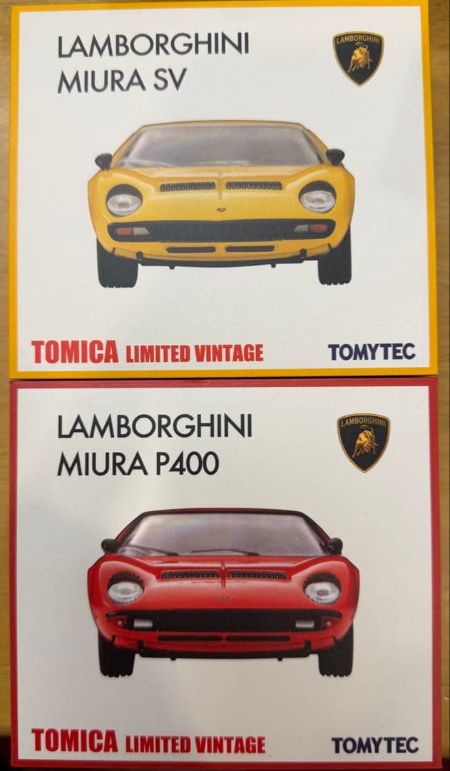 週末限定！トミカリミテッド　ランボルギーニミウラSV イエローP400レッド トミーテック LV ランボルギーニ ミウラ S (金) トミカリミテッド