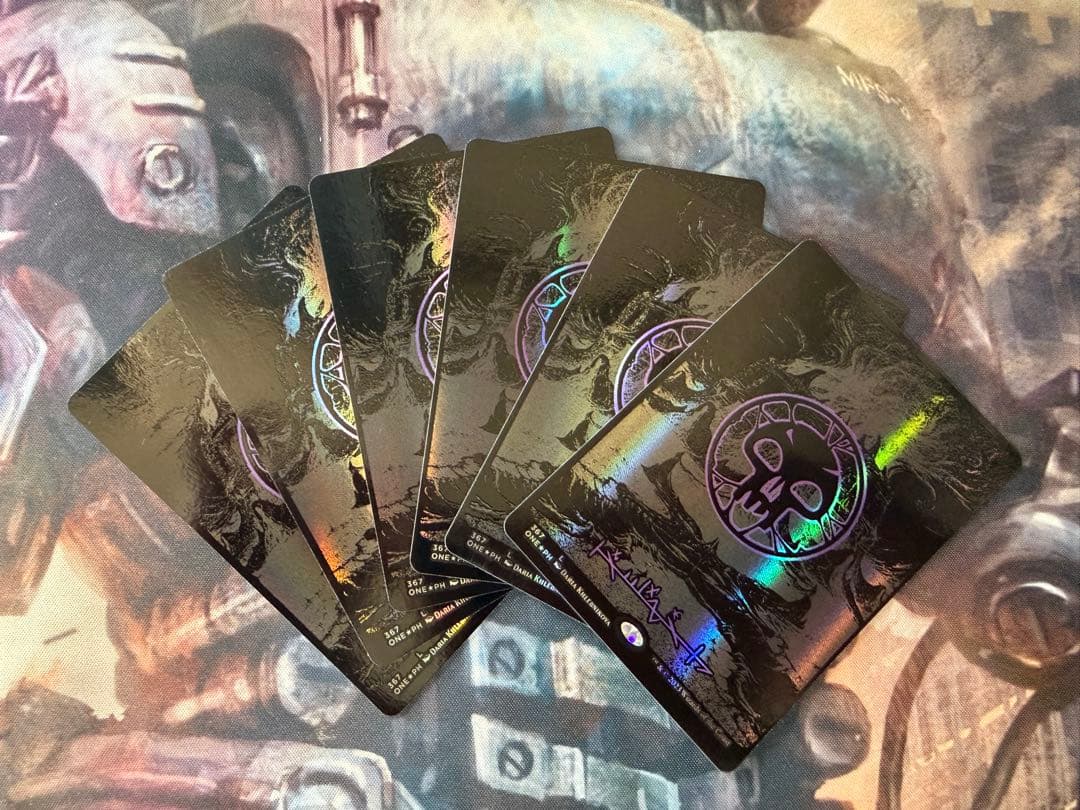 mtg オイルスリック　foil 基本土地　各種6枚セット 2026年最新】オイルスリック 沼の人気アイテム - メルカリ