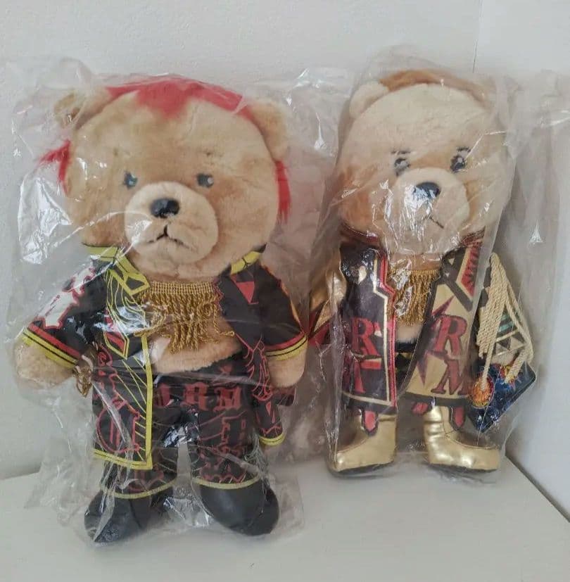 新日本プロレス　マネくま　オカダ・カズチカ　2体セット オカダ・カズチカ「マネくま」（ぬいぐるみ） [新日本プロレスリング