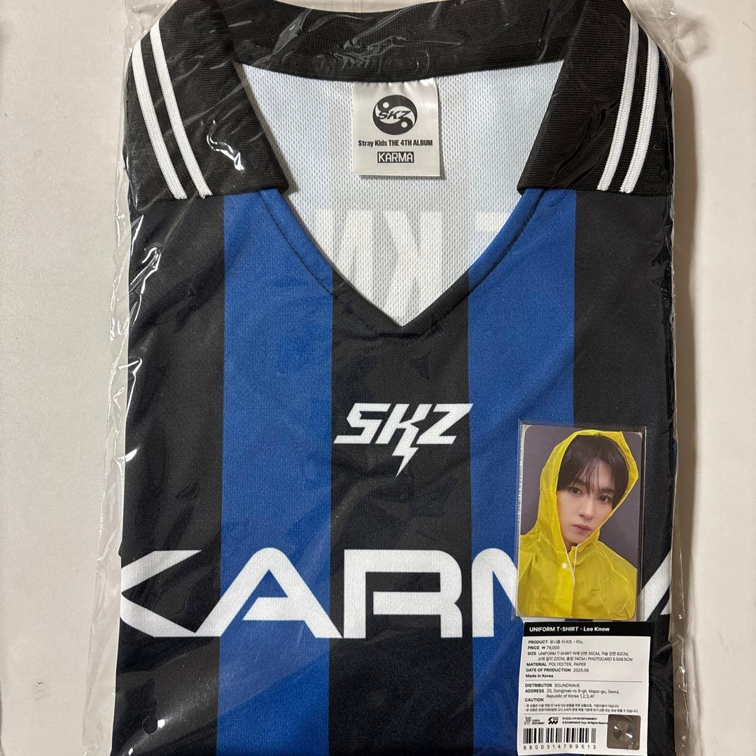 新品未開封 リノ スキズ KARMA ユニフォーム トレカあり スキズ KARMA リノ コンパクト バージョン 封入トレカ leeknow