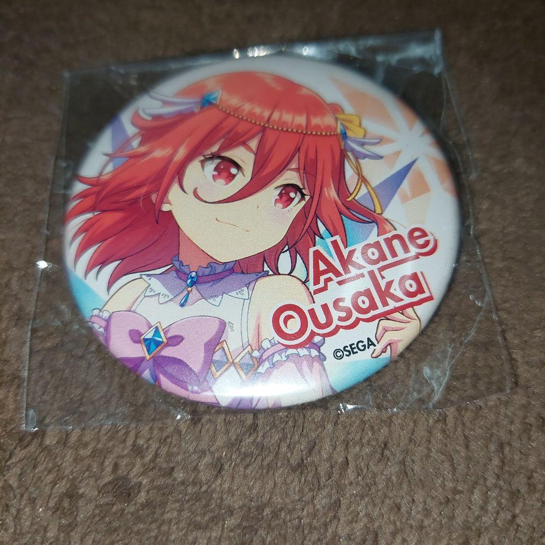 オンゲキ 逢坂茜 缶バッジ 8/20(木)「世界一ピュアな音ゲーガチャ」開催！