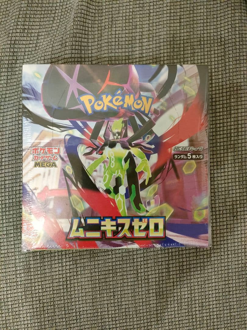 ポケモンカードゲーム ムニキスゼロ ＢＯＸ（シュリンク付き） ポケモンカード ムニキスゼロ BOX シュリンク付き 新品未開封 - メルカリ