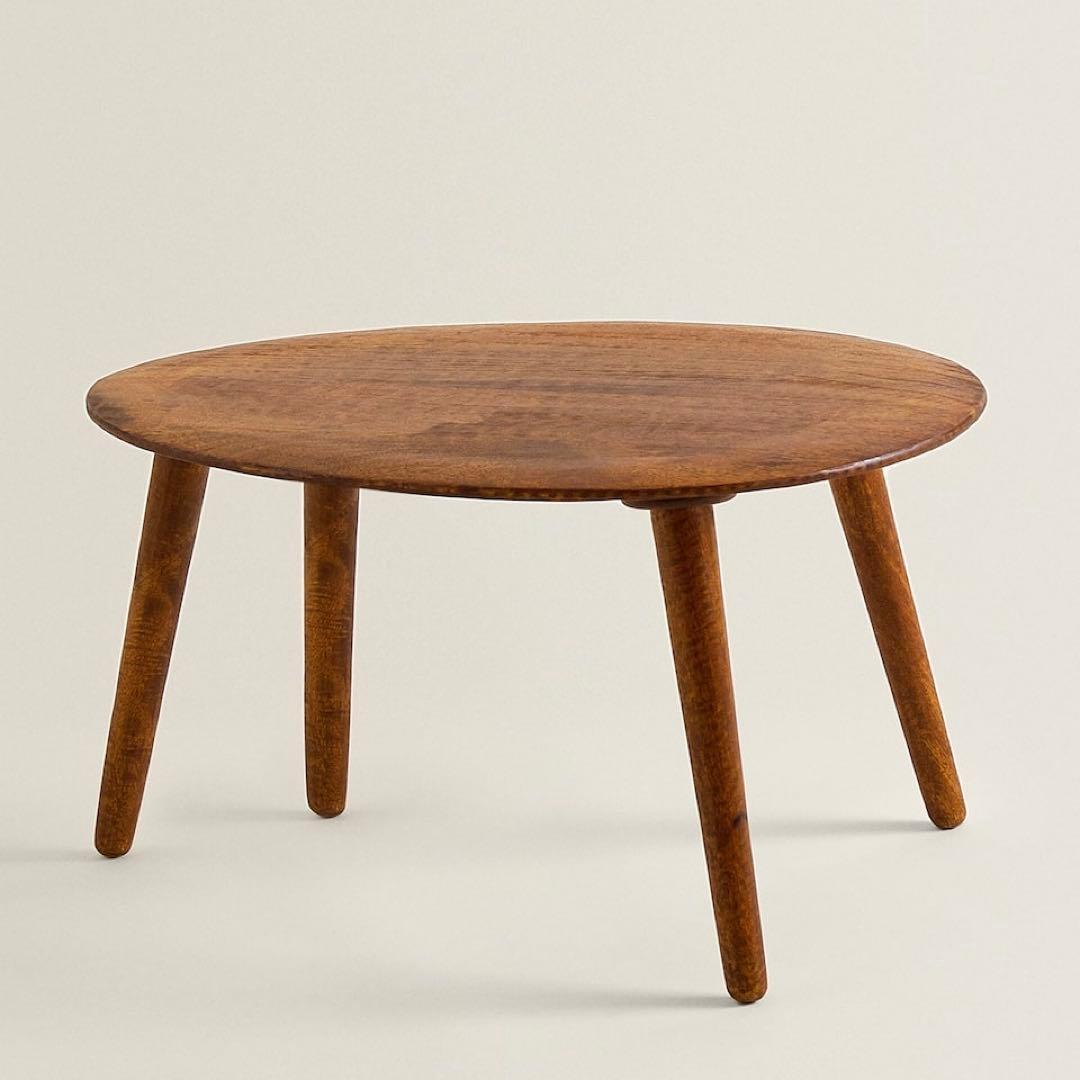 ZARA  ザラホーム ベベル ウッドテーブル 70 x 46 x 60 ウッド製面取りセンターテーブル | Zara Home 日本/Japan