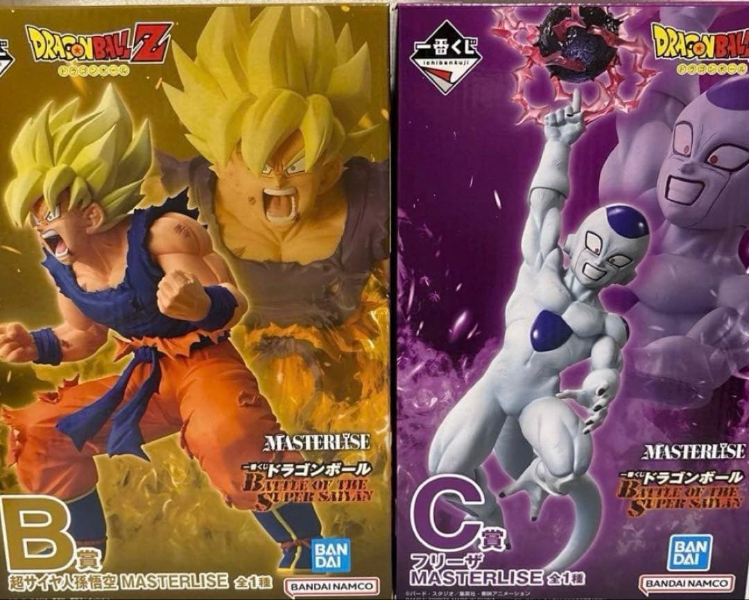 ドラゴンボール 一番くじ フィギュア 孫悟空 フリーザ にらみ合う悟空＆フリーザのフィギュアが当たる！「一番くじ