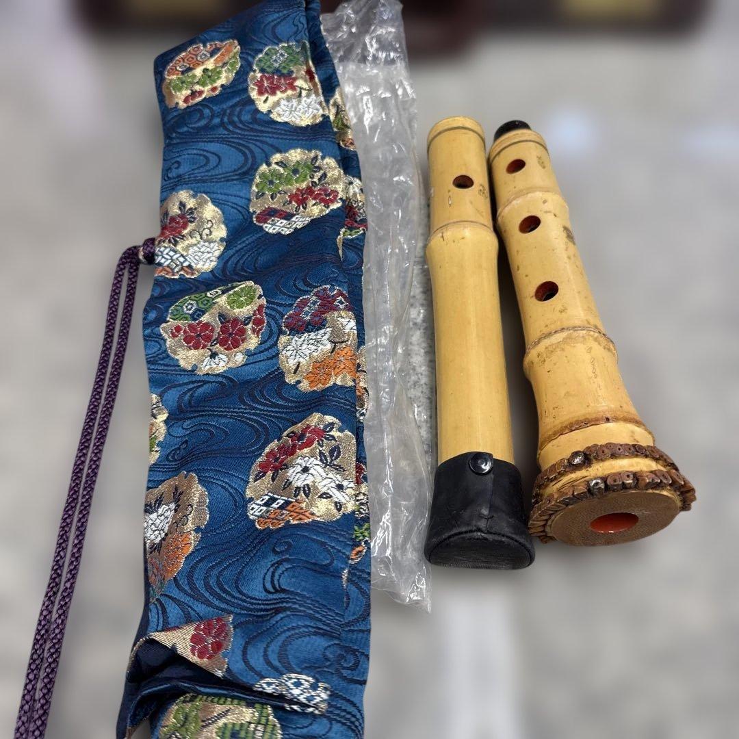う*き様 ★竹製 尺八 本体 専用ケース付き 和楽器 古流 レトロ 小物 格安 楽天市場】尺八ケース ハードタイプV3 3本収納 小物入れ付 64cm（2尺
