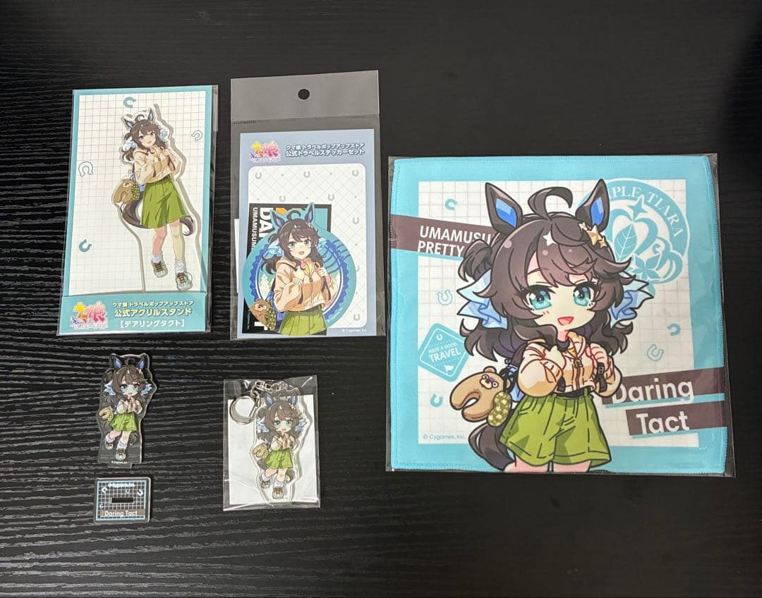 ウマ娘　トラベル　新千歳　ポップアップ　デアリングタクト　5点セット 新千歳空港｜ウマ娘 トラベルポップアップストア｜Cygames