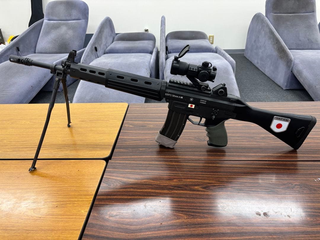 89式小銃 電動ガン　東京マルイ／実物NcSTAR製ドットサイト付属(電池新品) TOKYO MARUI（東京マルイ） フルセット 89式 5.56mm 小銃 折曲銃床式