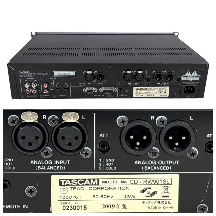 ◇CD録音履歴7時間◇TASCAM CDレコーダー CD-RW901SL - メルカリ