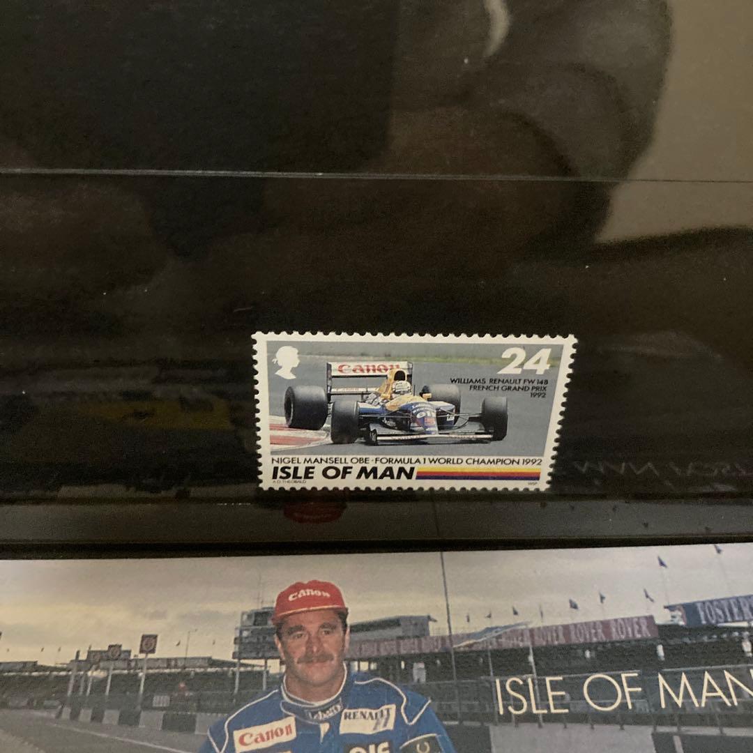 F1 ウィリアムズ FW14 ナイジェル マンセル 記念切手 マン島郵便局