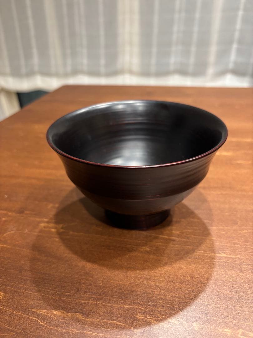 漆　お椀 みよし漆器本舗 天然木製 多用椀 汁椀 亀甲 根来 曙 お椀 直径13cm お