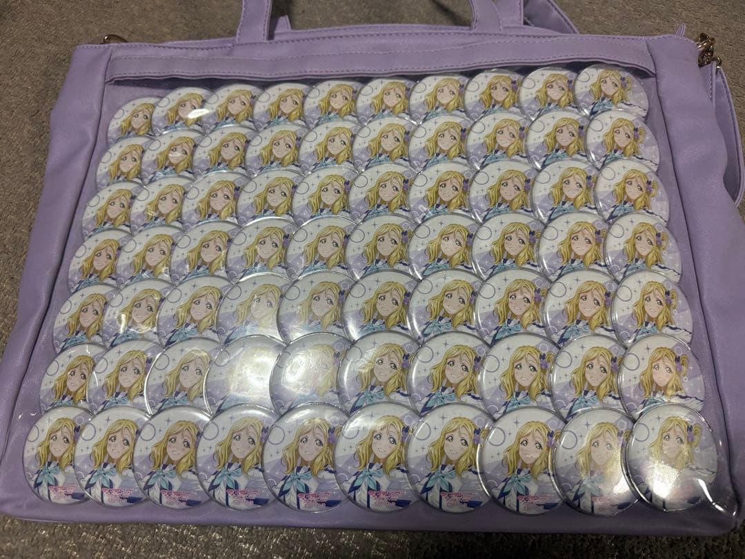 ラブライブ サンシャイン Aqours 小原鞠莉 A3痛バ 本日、人生初の痛バが出来ました！！ Aqours Flower party 小原鞠莉 A3