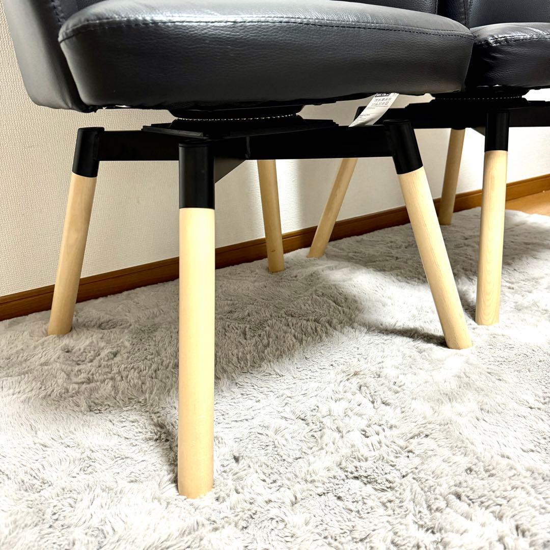 Fishサカナ様専用】IKEA ヤンオロフ回転パーソナルチェア ブラック