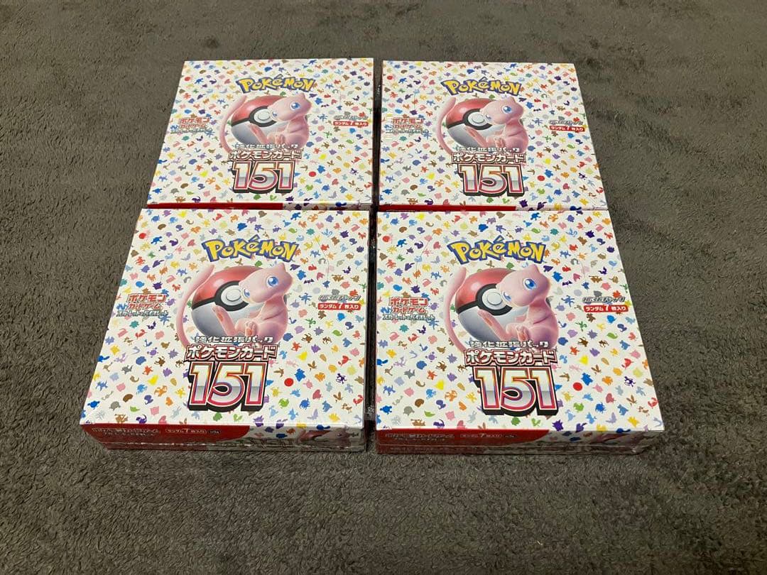 ポケモンカード151シュリンク付きbox