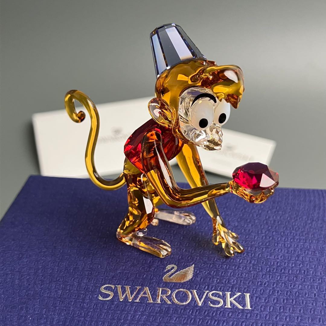 未使用 スワロフスキー アラジン ディズニー アブー クリスタル 置物 箱付 楽天市場】スワロフスキー SWAROVSKI クリスタルフィギュア アラジン