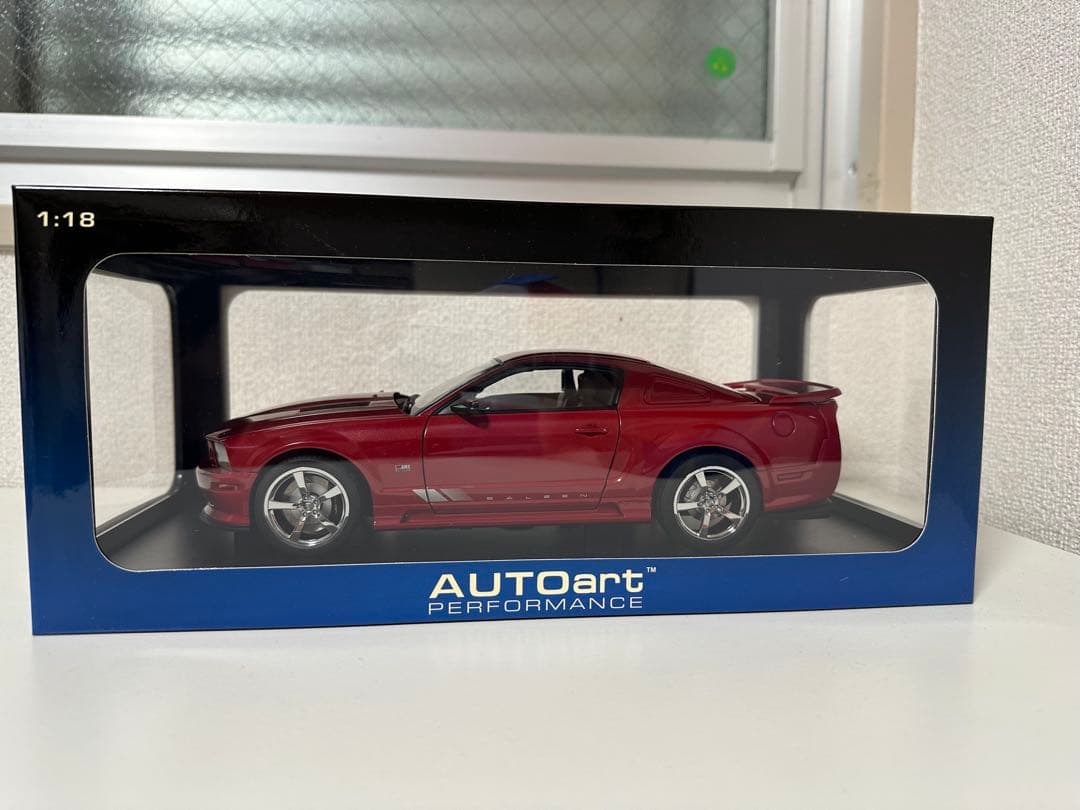 オートアート 1/18 Saleen Mustang S281 AUTO WORLD 1/18 Scale 2003 FORD MUSTANG SALEEN S281 SC Speedster