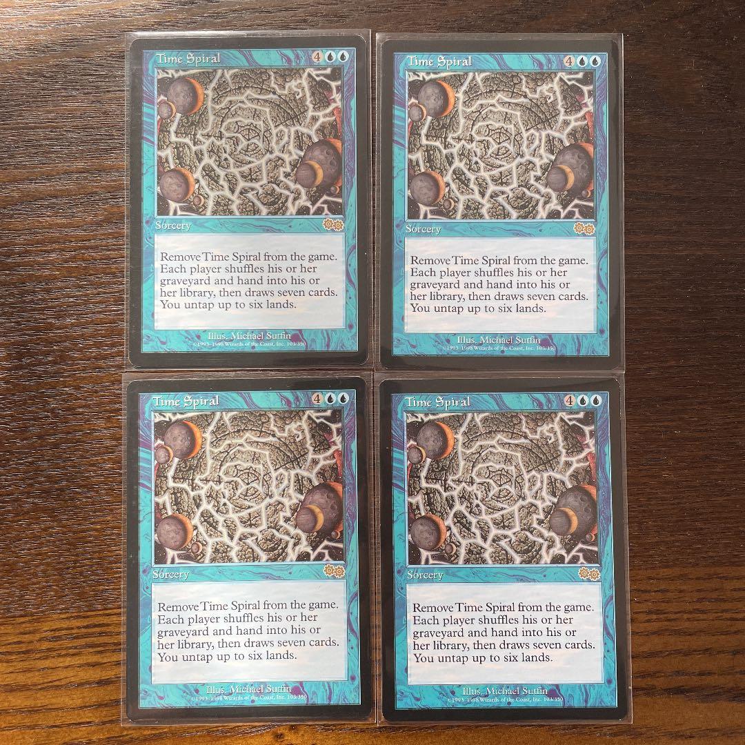 MTG 時のらせん　英語版　4枚セット ノーマルカード探します ノーマルカード探します ノーマルカード探し
