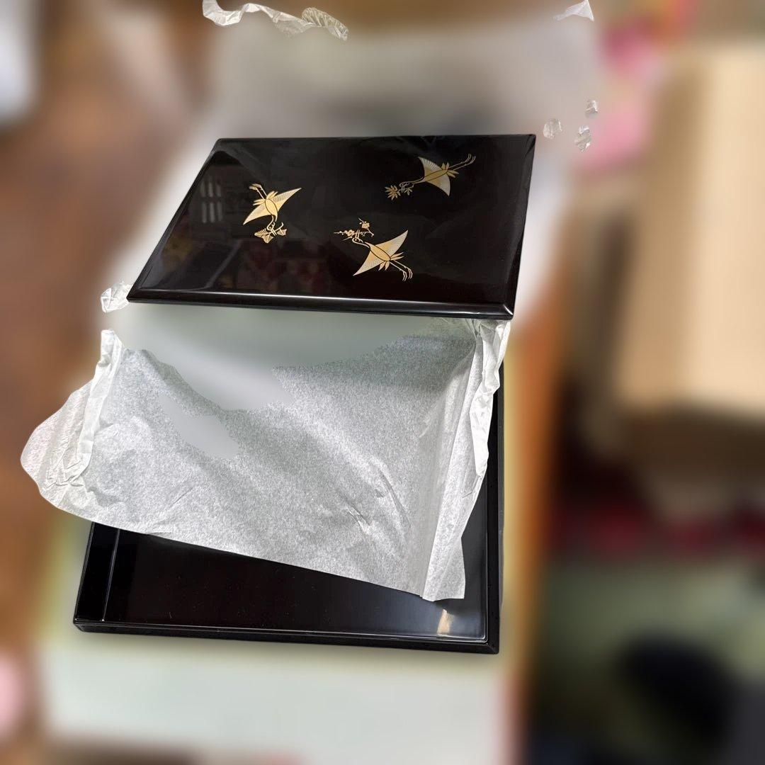 象彦　蓋付き手許箱　京都　うるし塗装　漆器　文具箱　手紙箱 Amazon.co.jp: 京漆 象彦 手祥箱 手許箱 文箱 九代西村彦兵衛作 本漆