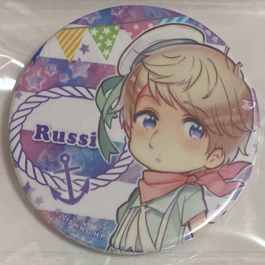 ヘタリア the world twinkle 缶バッジ 水兵 ロシア 原作絵 - メルカリ