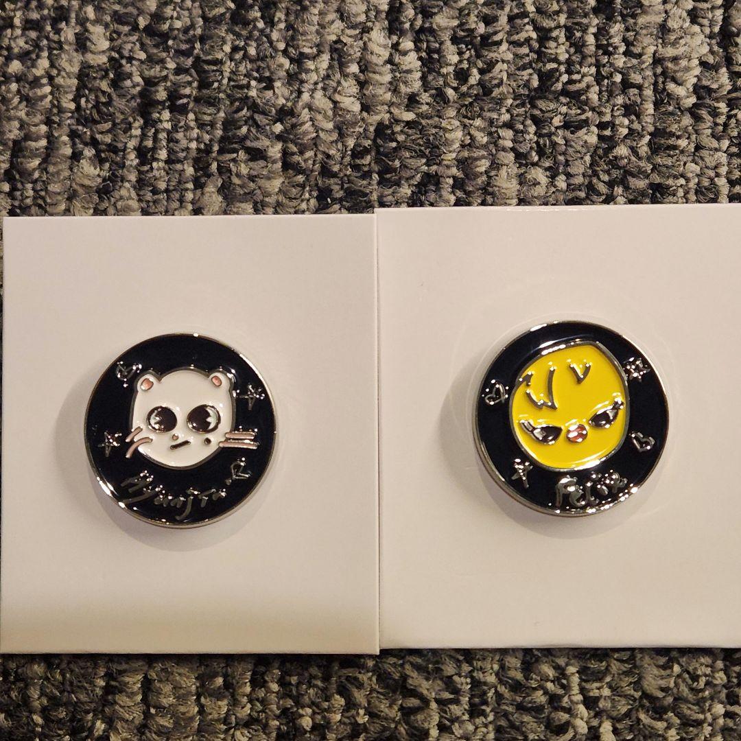 スキズ 展覧会 ランダムピンバッチ ヒョンリクス ポガリ ジニレット